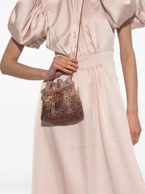 Jimmy Choo Bon Bon crystal satin bag - Pink - zdjęcie produktu nr 2