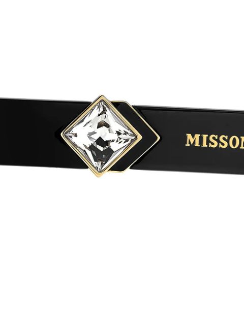 MISSONI EYEWEAR logo-print sunglasses - Brown