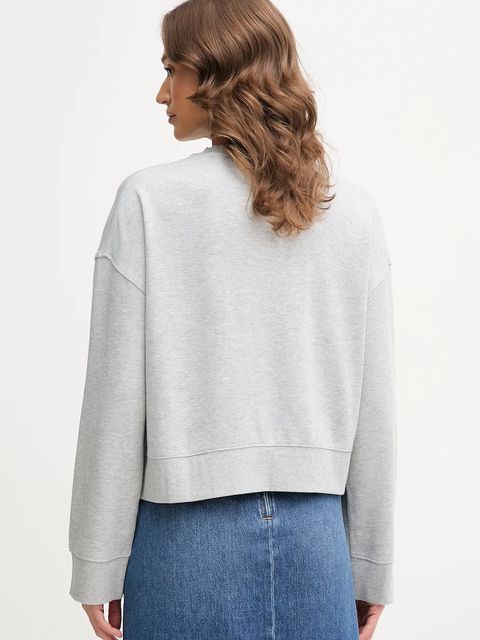 Tommy Hilfiger bluza damska kolor szary gładka WW0WW46152