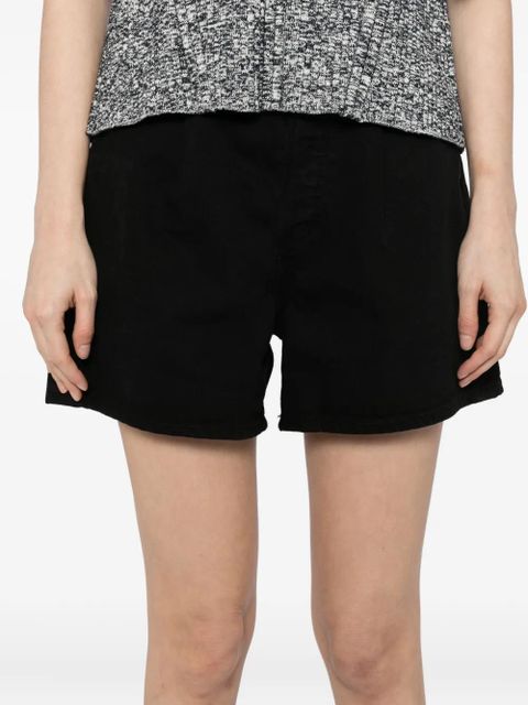 AGOLDE Rhoda cotton shorts - Holt holt (flat marbled blk)