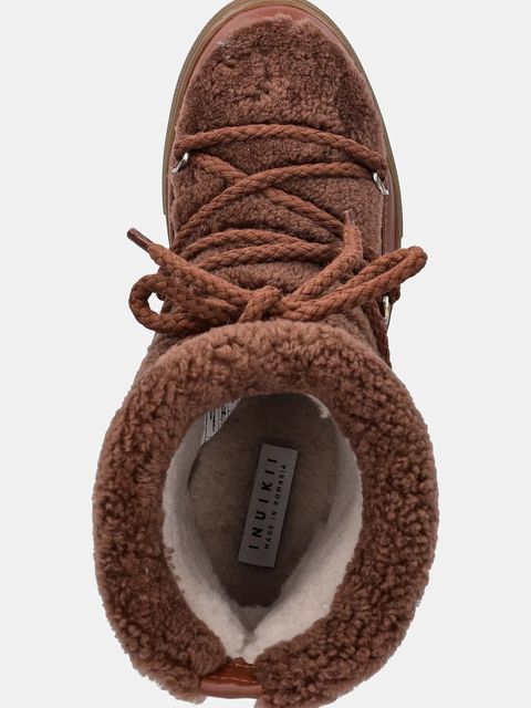 Inuikii sneakersy skórzane Curly kolor brązowy 1001.003.0281.150