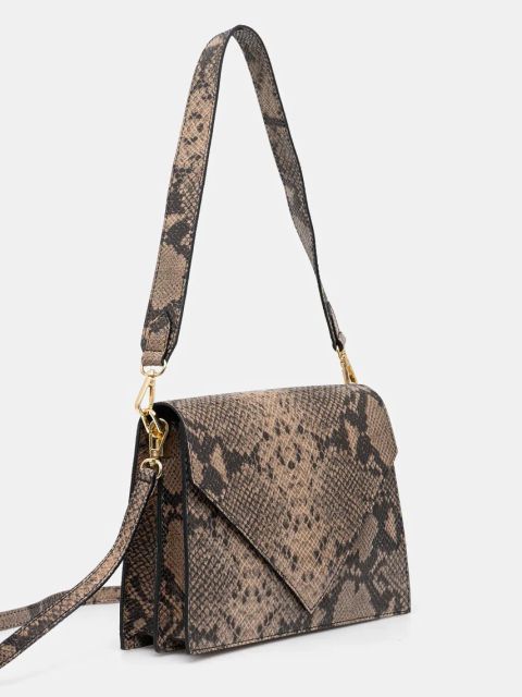 Answear.LAB torebka skórzana kolor beżowy