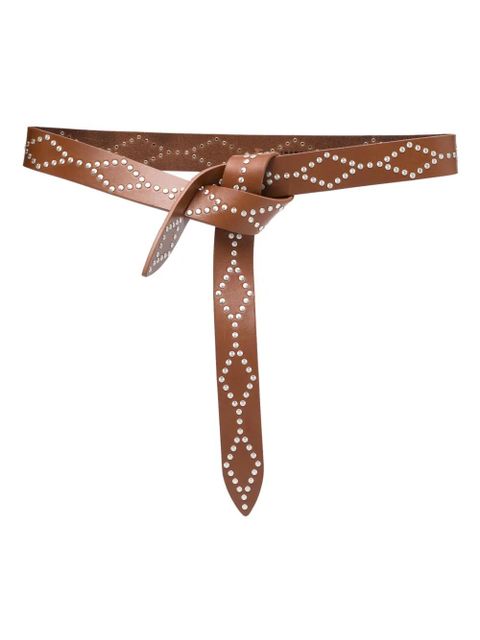 ISABEL MARANT Lecce leather belt - Brown - zdjęcie produktu nr 1