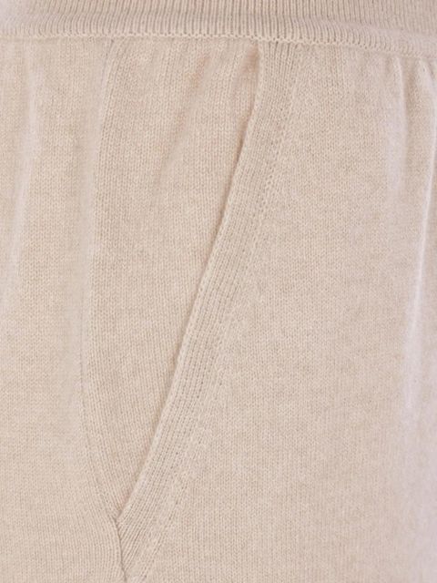 Loro Piana drawstring-fastening track pants - Neutrals