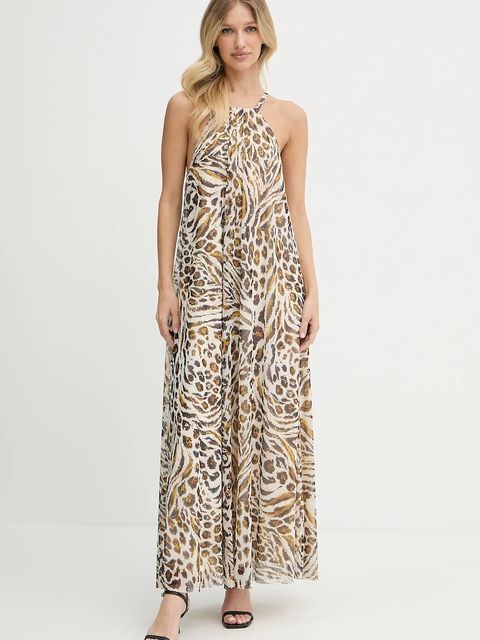 Marc Aurel sukienka kolor beżowy maxi rozkloszowana 6549-7020-73854 - zdjęcie produktu nr 1