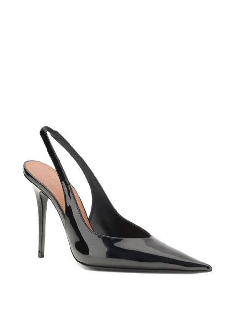 Amina Muaddi 105mm Anok Sling slingback pointed-toe pumps - Black