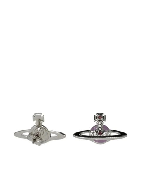 Vivienne Westwood orb stud earrings - Silver