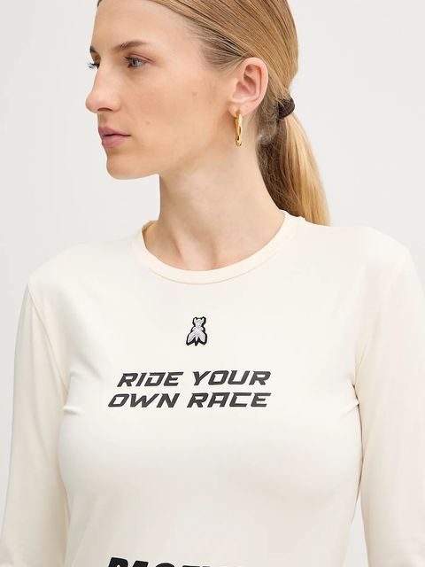 Patrizia Pepe longsleeve kolor beżowy 2M4517 J357 - zdjęcie produktu nr 2