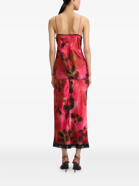 Victoria Beckham floral-print maxi dress - Pink - zdjęcie produktu nr 2