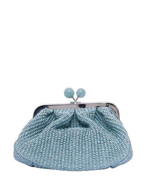Weekend Max Mara Pasticcino woven shoulder bag - Blue - zdjęcie produktu nr 1