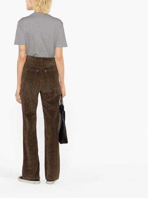 Golden Goose high-waisted corduroy trousers - Grey