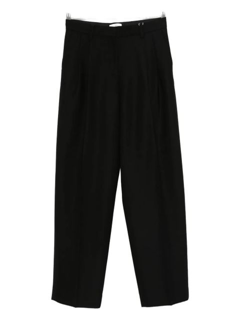 TOTEME double-pleat tailored trousers - Black