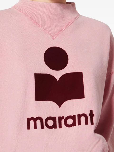 ISABEL MARANT Moby logo sweatshirt - Pink