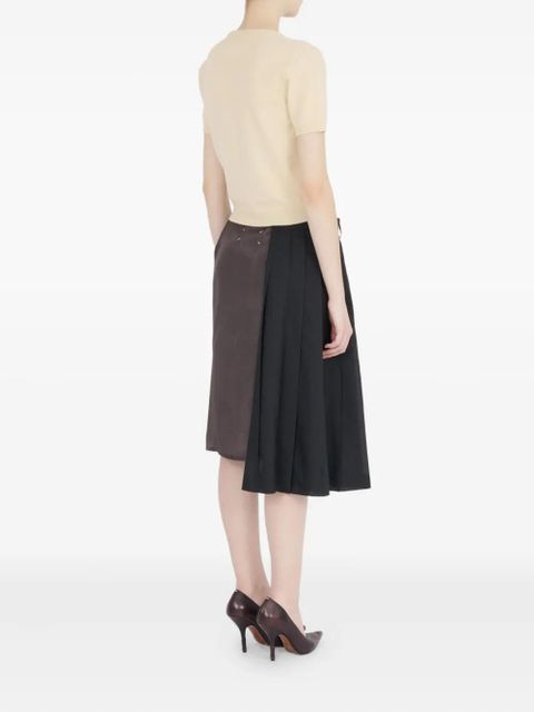 Maison Margiela fine-knit T-shirt - Yellow