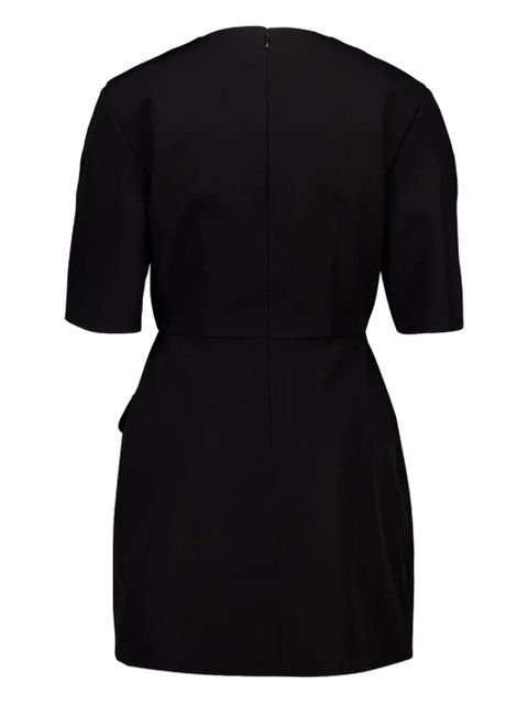 Givenchy button-fastening pocket mini dress - Black - zdjęcie produktu nr 2
