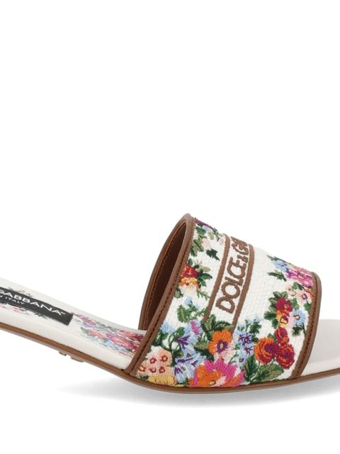 Dolce & Gabbana floral sandals - White - zdjęcie produktu nr 2