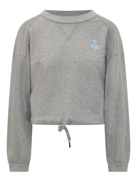 MARANT ÉTOILE Margot cropped sweatshirt - Grey - zdjęcie produktu nr 1