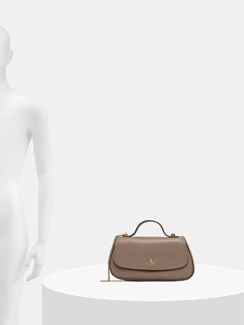 Calvin Klein torebka kolor beżowy LV04F3282G