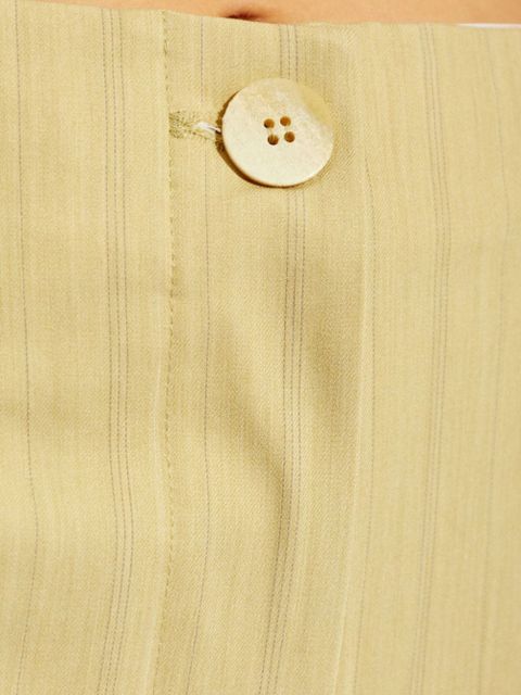 GANNI high-waisted striped trousers - Neutrals - zdjęcie produktu nr 2