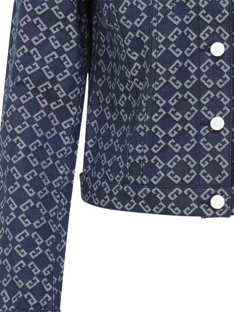 Givenchy monogram-jacquard jacket - Blue - zdjęcie produktu nr 2