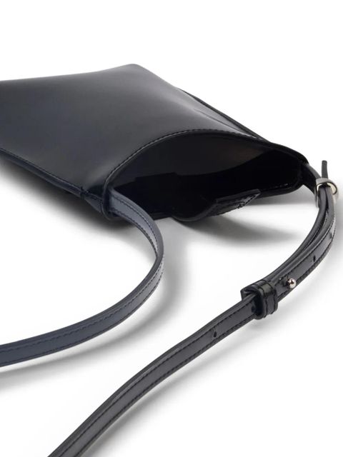 Jacquemus Bisou leather crossbody bag - Black