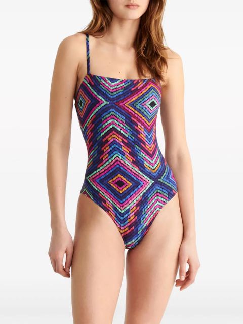ERES Optique spaghetti-strap swimsuit - Blue - zdjęcie produktu nr 2