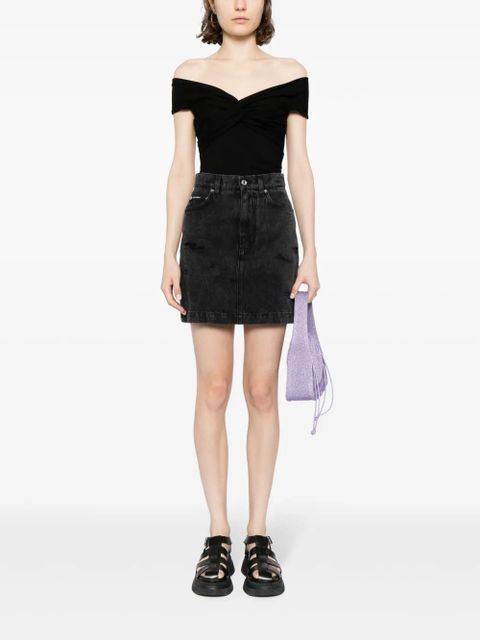 Reformation Ezlynn off-shoulder top - Black