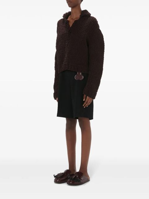 JW Anderson tassel-detail slip-on leather loafers - Red