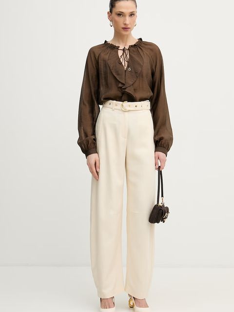 Guess bluzka z falbanką damska MAELYS - zdjęcie produktu nr 1