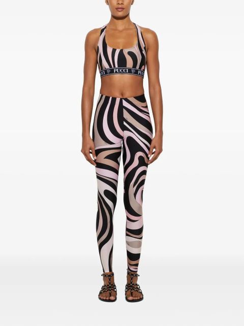 PUCCI Marmo-print sports bra - Neutrals - zdjęcie produktu nr 2