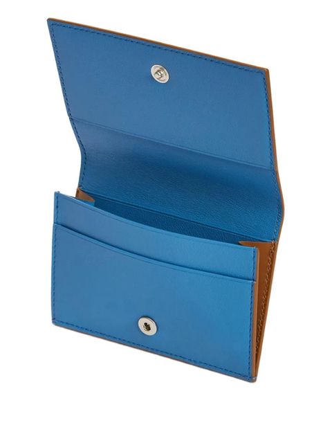 Jil Sander leather card holder - Brown