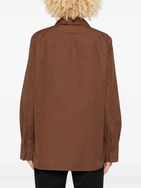 Jil Sander button-down long-sleeve shirt - Brown