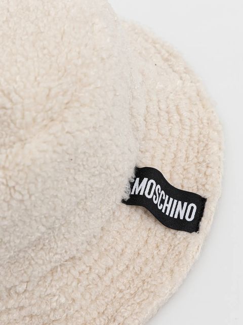 Moschino kapelusz kolor beżowy M3317 65442