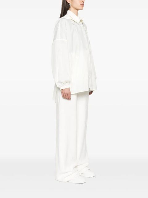Moncler hooded overshirt - White