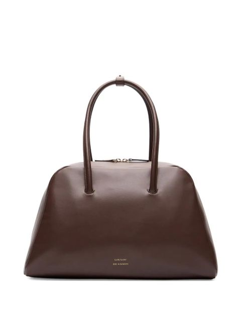 LouLou de Saison large Buckley tote bag - Brown - zdjęcie produktu nr 1