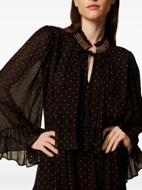 TWINSET georgette dress - Black