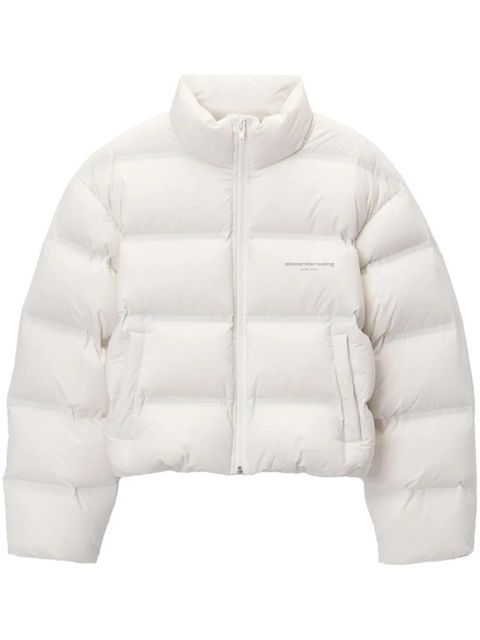 Alexander Wang cropped puffer jacket - White - zdjęcie produktu nr 1