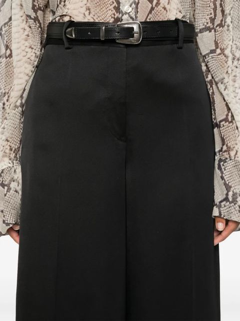 Jil Sander pressed-crease palazzo pants - Black