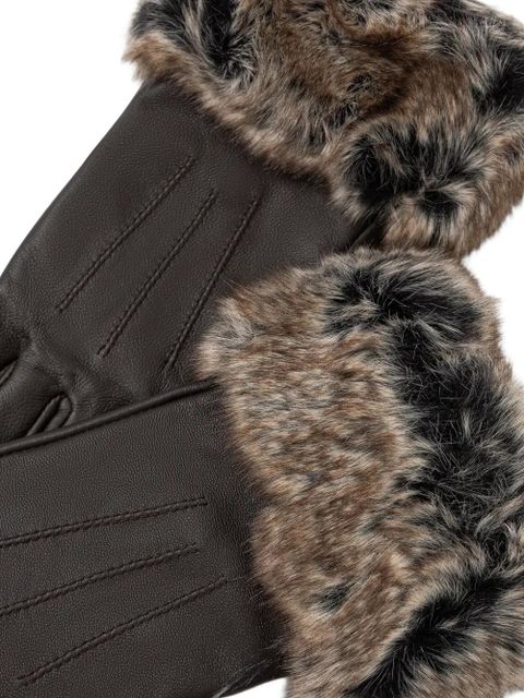 Barbour leather gloves - Brown - zdjęcie produktu nr 2