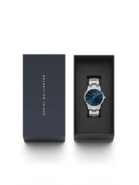 Daniel Wellington zegarek Iconic Link Arctic 36 kolor srebrny