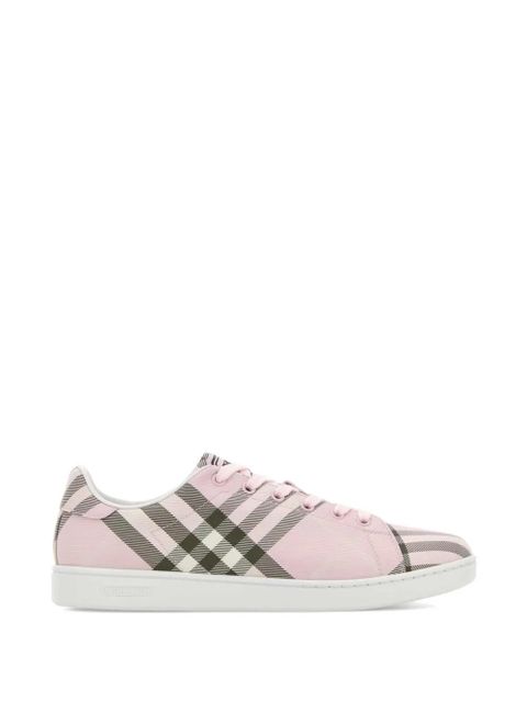 Burberry pattern lace-up sneakers - Pink - zdjęcie produktu nr 1
