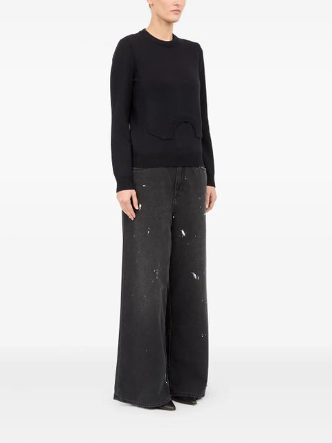 MM6 Maison Margiela wool sweater - Black