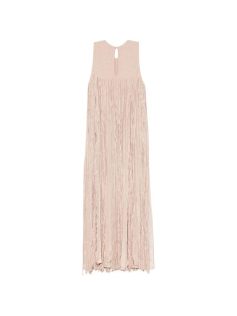 Alysi fringed maxi dress - Neutrals - zdjęcie produktu nr 2