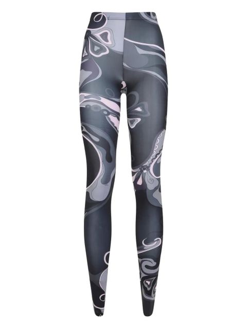 PUCCI swirl-print tights - Black - zdjęcie produktu nr 1