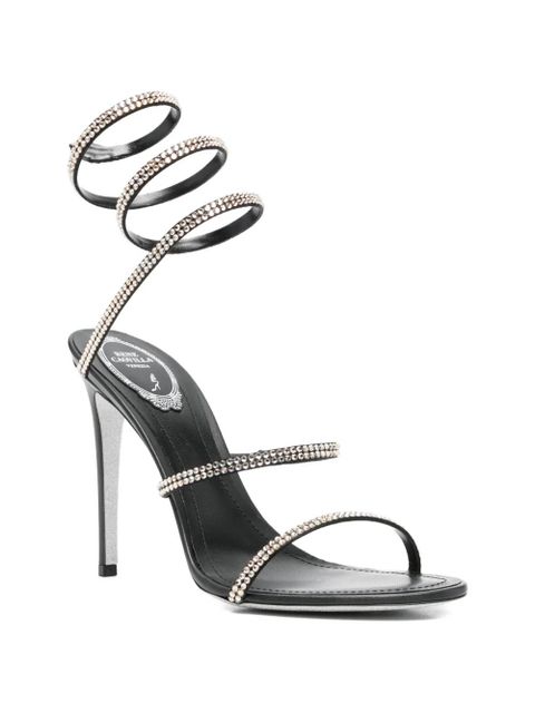 René Caovilla Cleo heeled sandals - Black - zdjęcie produktu nr 2