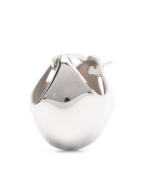 KHAITE small Lotus polished earrings - Silver - zdjęcie produktu nr 1