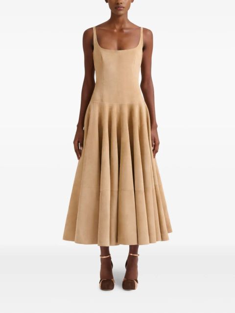 Marni sleeveless A-line midi dress - Neutrals