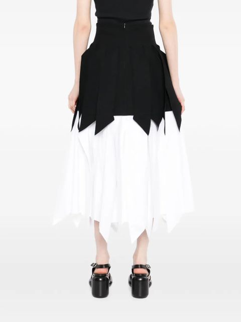 A.W.A.K.E. Mode poplin skirt - White