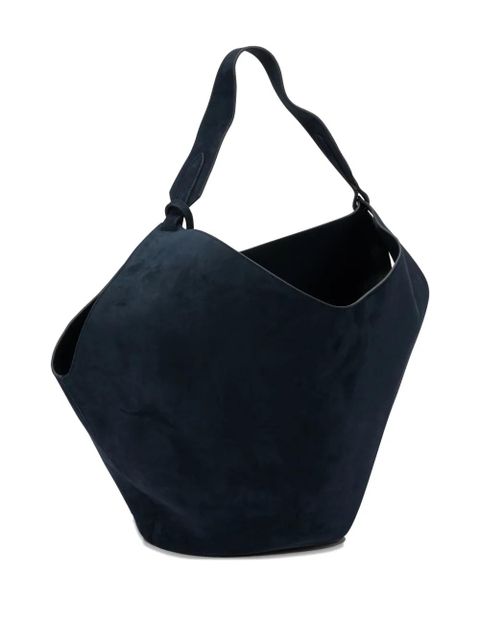 KHAITE suede shoulder bag - Blue