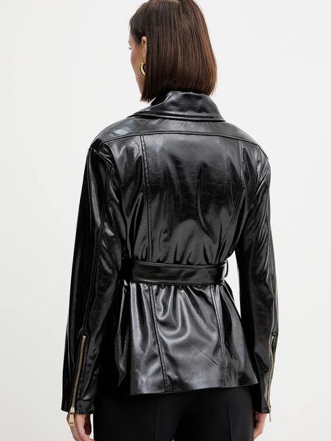 Simona Corsellini kurtka kolor czarny przejściowa A25CPGB00201